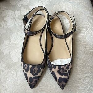 Jcrew animal print flats size 7.5. NEW